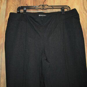 INC International Concepts Womens Dress Pants Black 16W